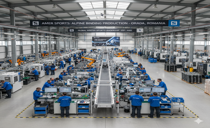 Amer Sports Brings Alpine Binding Production In-House in Romania
