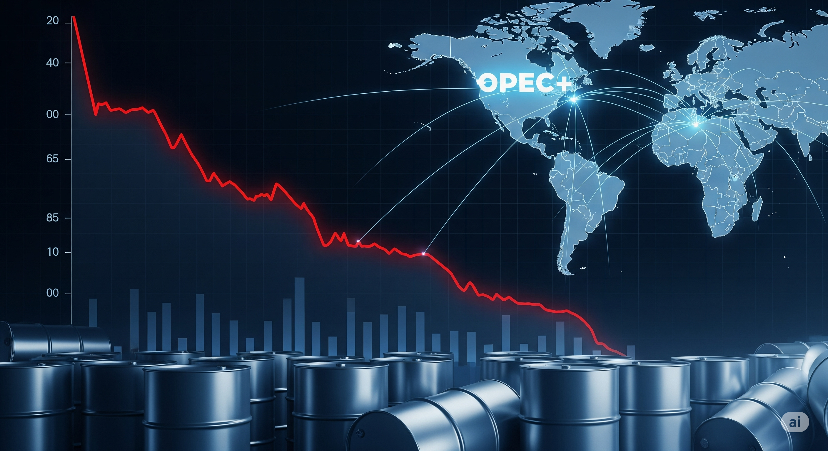Global Oil Glut to Push Brent Crude Below $60: EIA