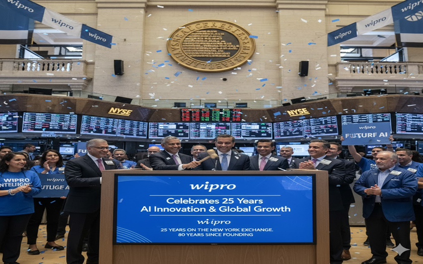 Wipro Celebrates 25 Years on NYSE With AI Innovation and Global Growth
